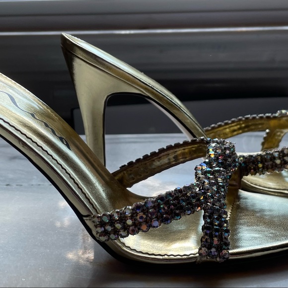 Nina’s Rhinestone Heel Sandals - Picture 8 of 14